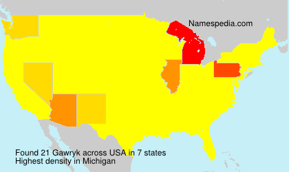 Surname Gawryk in USA Surname Gawryk in USA