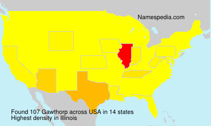 Surname Gawthorp in USA Surname Gawthorp in USA