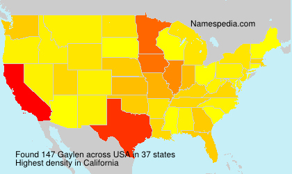 Surname Gaylen in USA Surname Gaylen in USA