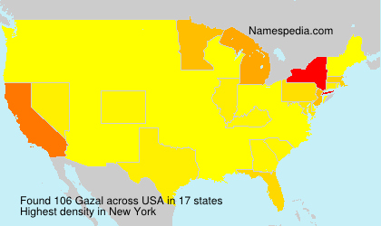 Surname Gazal in USA Surname Gazal in USA