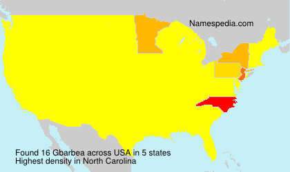 Surname Gbarbea in USA Surname Gbarbea in USA