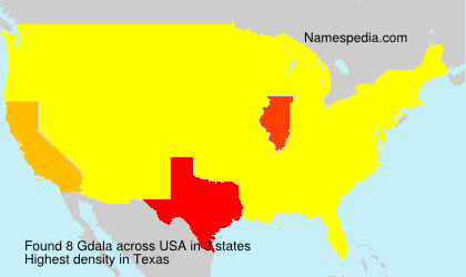 Surname Gdala in USA