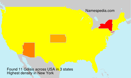 Surname Gdisis in USA