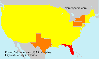 Surname Gdo in USA