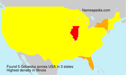 Surname Gdowska in USA