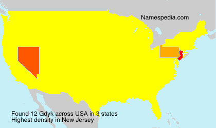 Surname Gdyk in USA Surname Gdyk in USA