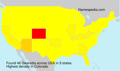 Surname Geanetta in USA Surname Geanetta in USA