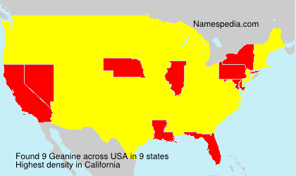 Surname Geanine in USA Surname Geanine in USA