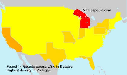 Surname Geanta in USA Surname Geanta in USA