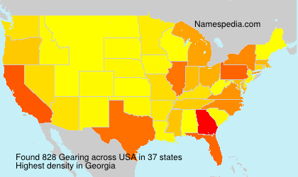 Surname Gearing in USA Surname Gearing in USA