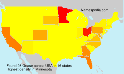 Surname Gease in USA Surname Gease in USA
