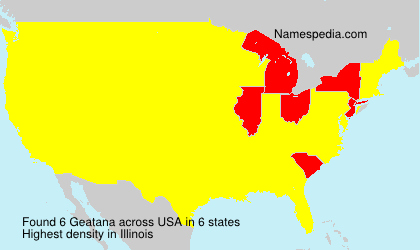 Surname Geatana in USA Surname Geatana in USA