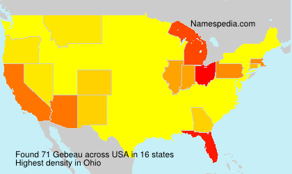Surname Gebeau in USA Surname Gebeau in USA