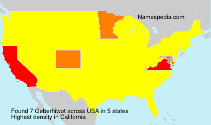Surname Geberhiwot in USA Surname Geberhiwot in USA
