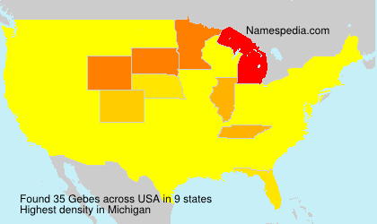 Surname Gebes in USA Surname Gebes in USA