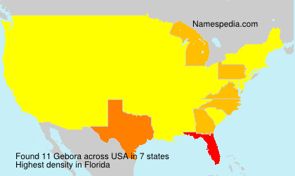 Surname Gebora in USA Surname Gebora in USA