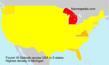 Surname Geboski in USA Surname Geboski in USA