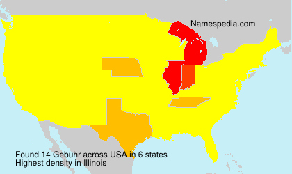 Surname Gebuhr in USA Surname Gebuhr in USA