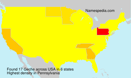 Surname Geche in USA Surname Geche in USA