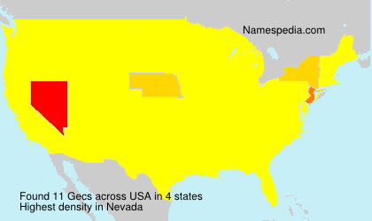 Surname Gecs in USA Surname Gecs in USA