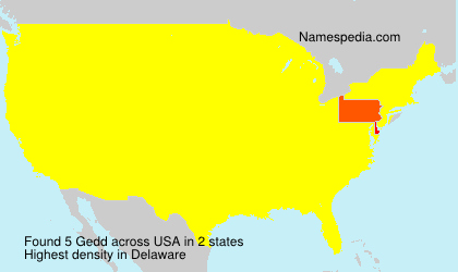 Surname Gedd in USA Surname Gedd in USA