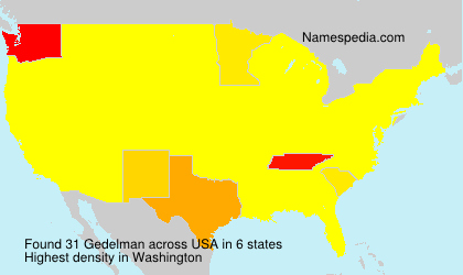 Surname Gedelman in USA