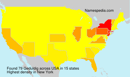 Surname Geduldig in USA Surname Geduldig in USA