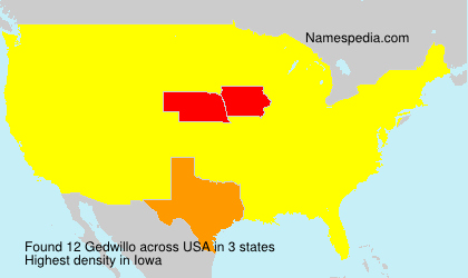 Surname Gedwillo in USA Surname Gedwillo in USA