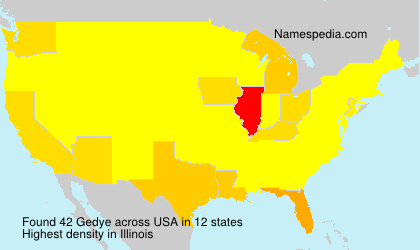 Surname Gedye in USA Surname Gedye in USA
