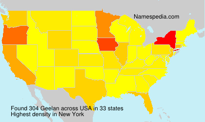 Surname Geelan in USA Surname Geelan in USA