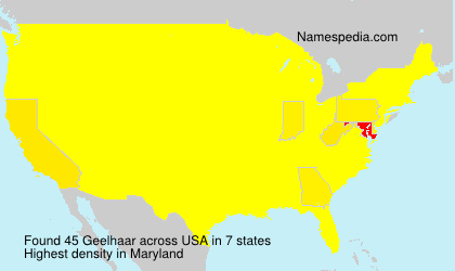 Surname Geelhaar in USA Surname Geelhaar in USA