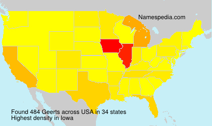 Surname Geerts in USA Surname Geerts in USA