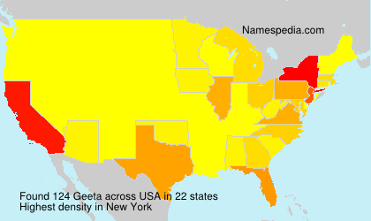 Surname Geeta in USA Surname Geeta in USA