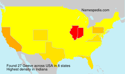 Surname Geeve in USA Surname Geeve in USA