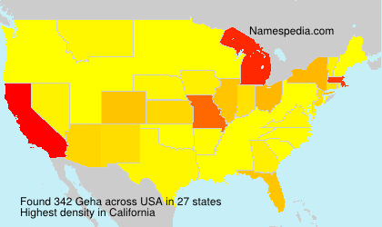 Surname Geha in USA Surname Geha in USA