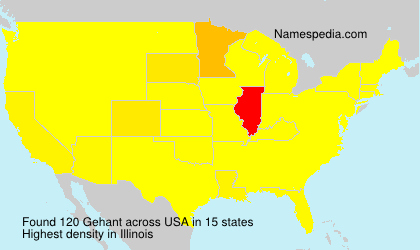 Surname Gehant in USA Surname Gehant in USA