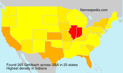 Surname Gehlbach in USA Surname Gehlbach in USA