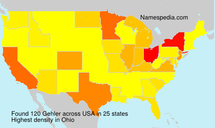 Surname Gehler in USA Surname Gehler in USA