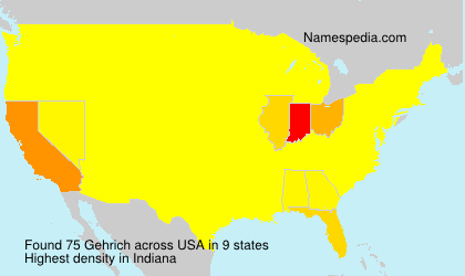Surname Gehrich in USA Surname Gehrich in USA