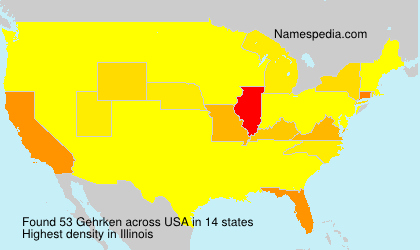 Surname Gehrken in USA Surname Gehrken in USA