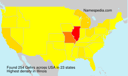 Surname Gehrs in USA Surname Gehrs in USA