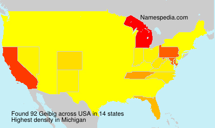 Surname Geibig in USA Surname Geibig in USA