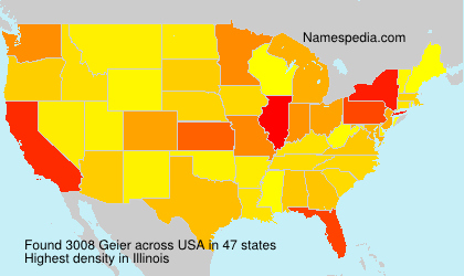 Surname Geier in USA Surname Geier in USA