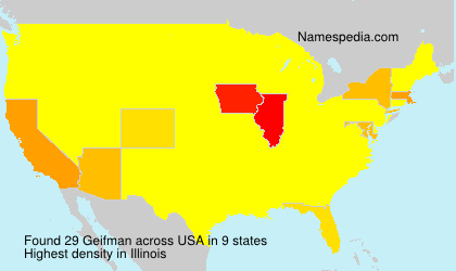 Surname Geifman in USA Surname Geifman in USA