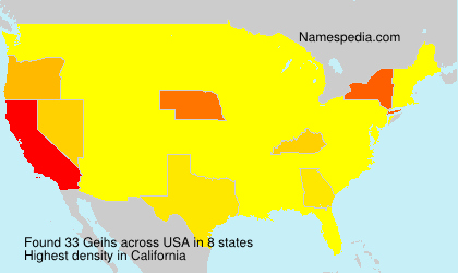 Surname Geihs in USA Surname Geihs in USA