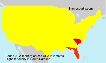 Surname Geilenberg in USA Surname Geilenberg in USA