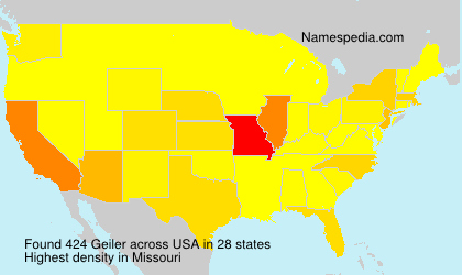Surname Geiler in USA