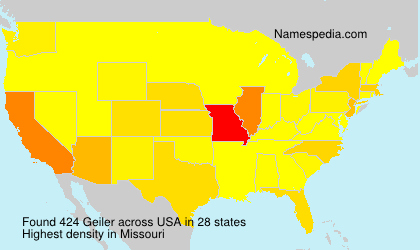 Surname Geiler in USA Surname Geiler in USA