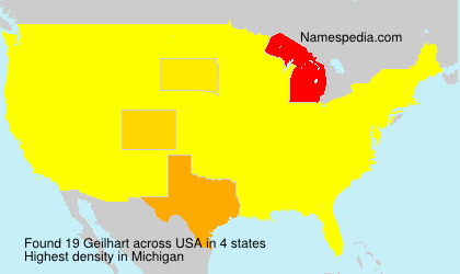 Surname Geilhart in USA Surname Geilhart in USA