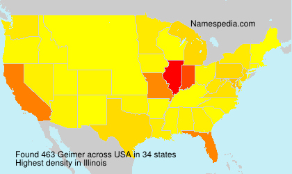 Surname Geimer in USA Surname Geimer in USA
